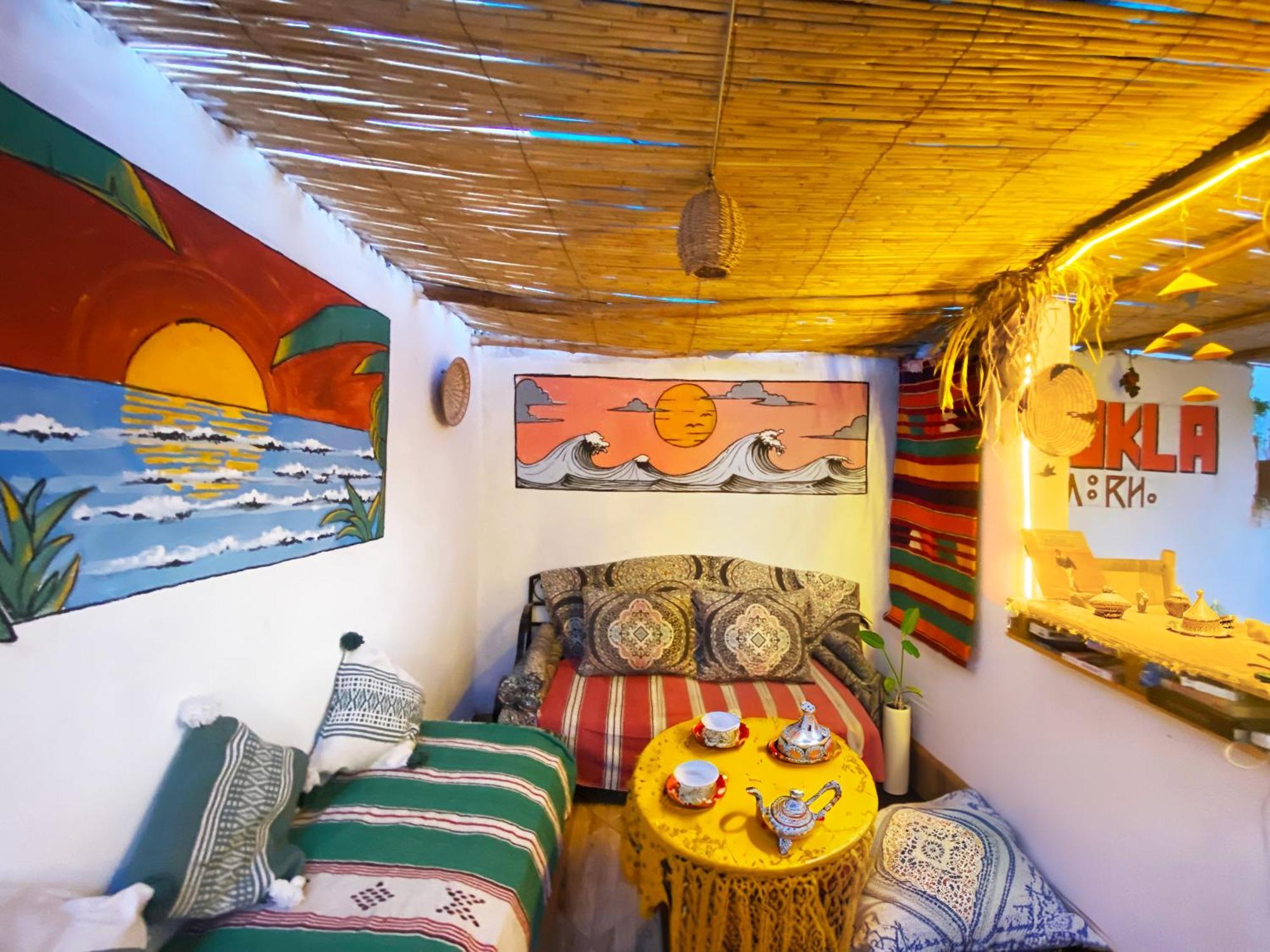 A Pousada Bright Wave Surfhouse Tamraght Exterior foto